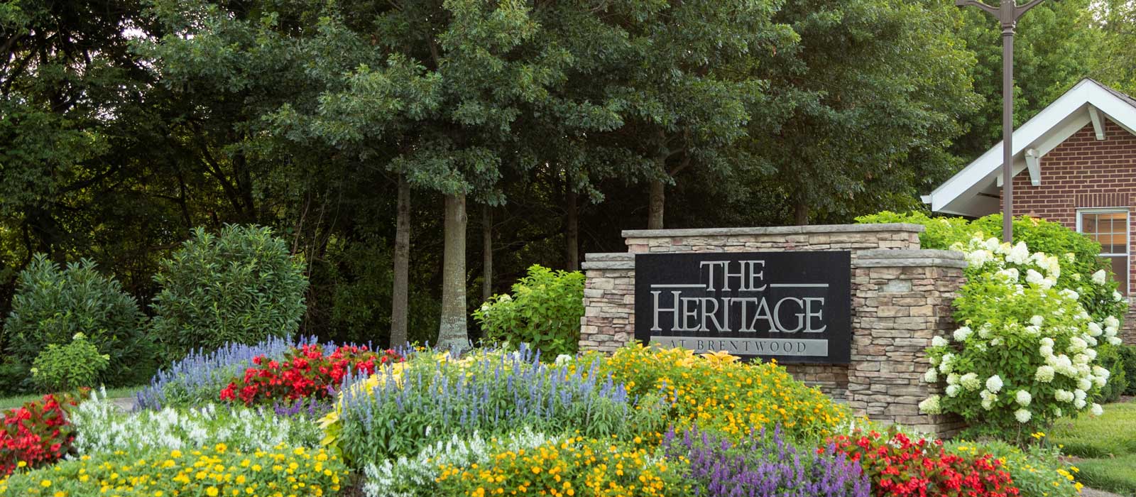 The Heritage front sign
