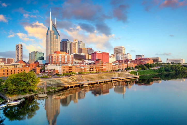Nashville, TN, skyline