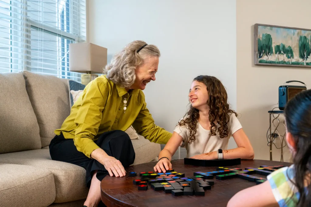 grandkids are a great reason to get aging parents to talk about moving closer