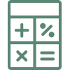 Floor plan fit calculator icon